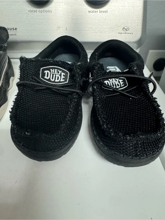 Hey Dude Kids' Black Casual Slip-On Shoe 6c