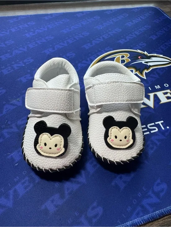 Infant Mickey Mouse moccasins