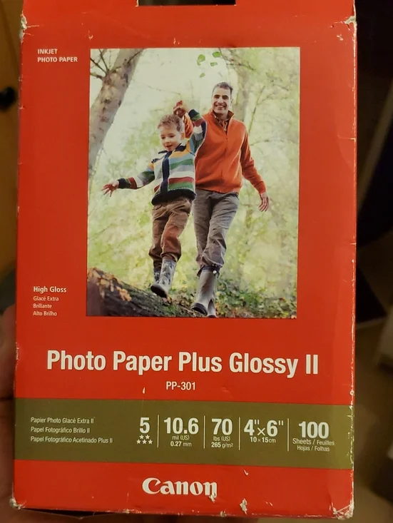 Canon Photo Paper Plus Glossy II 100 Sheets  NEW
