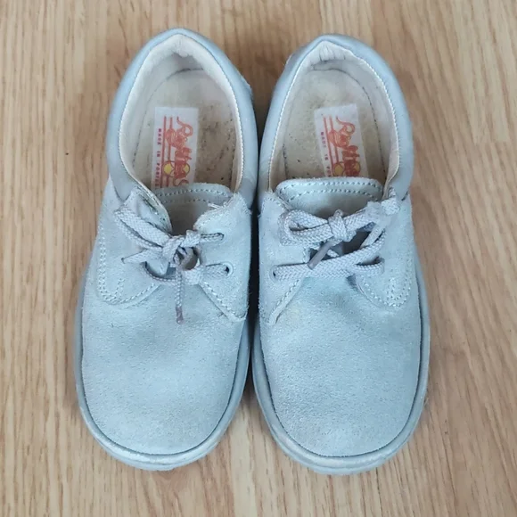 100% Leather Upper & Lining Suede Toddler European Shoes Size  9