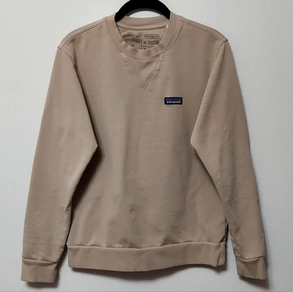 Patagonia Men's Beige Crewneck Sweater Oar Tan Size XS