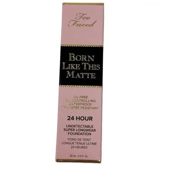 Too Faced Born Like This Matte 24 Hour Long Wear Foundation Ivory 06 Oil Free