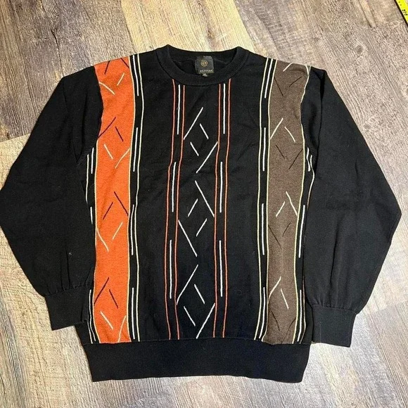 Vintage 1990s 3D cable knit sweater Size XL