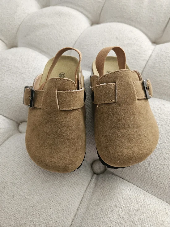 Toddler Suede Slip-On Clogs