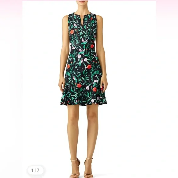 Kate Spade Jardin Tile Jacquard Dress Size 4