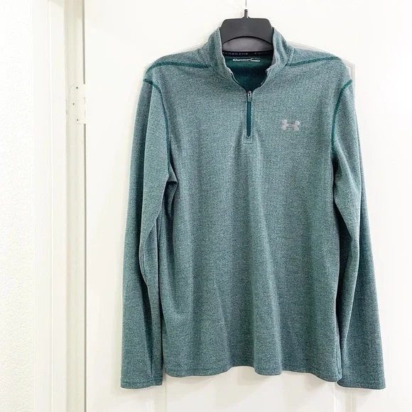 Under Armour green quarter zip sweater