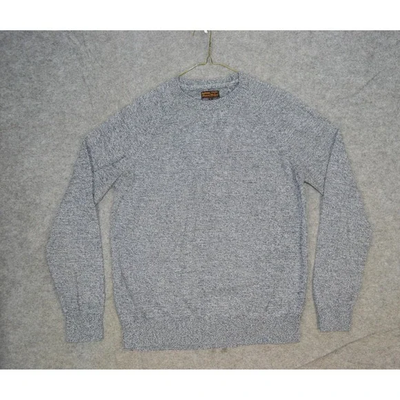 Barbour Beacon Brand Sweater Mens Large Blue Cotton Crewneck‎ Knit Pullover