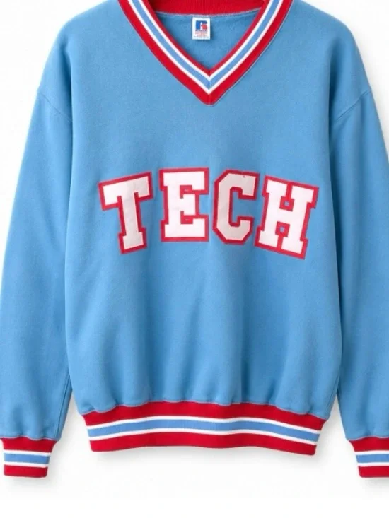 80’s Russel Athletic USA Made TECH V Neck Sweatshirt