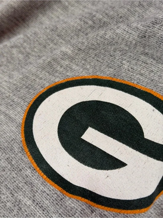 Green Bay Packers NFL Team Apparel Jogger Sweatpants Gray LG