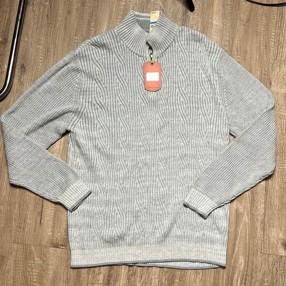 Tommy Bahama New Kingsley Cable Half Zip Pullover (Xl)
