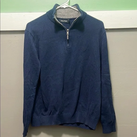 Nautica Men's Quarter-Zip Sweater