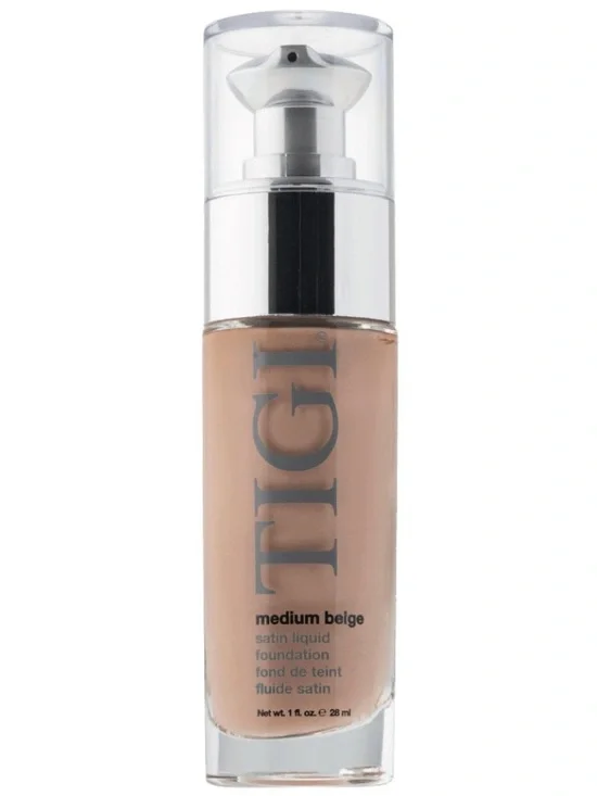 TIGI Cosmetics Medium Beige Satin Liquid Foundation 1oz