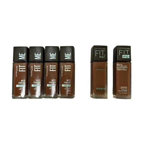 Maybelline‎ Fit Me Matte+Poreless 375 Java Foundation NEW Lot of 6