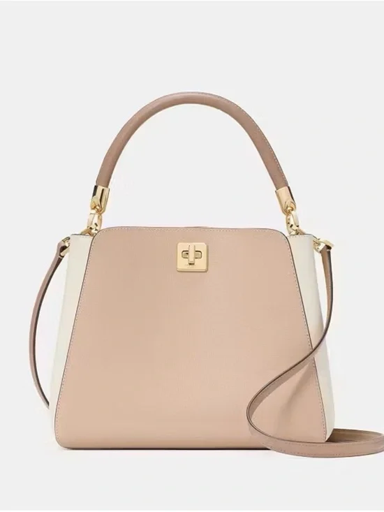 Kate Spade New York Phoebe Medium Top Handle Satchel Bag Toasted Hazelnut