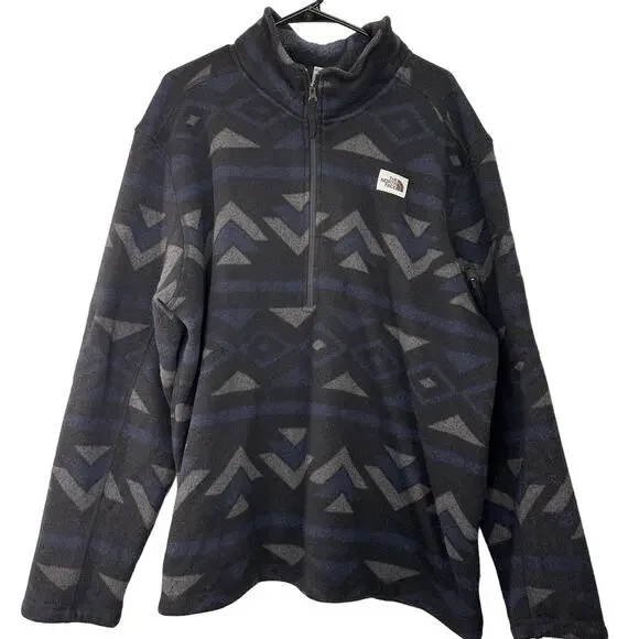 The North Face Men's 1/2 Half Zip Southwest Patterned Pullover Size XXL