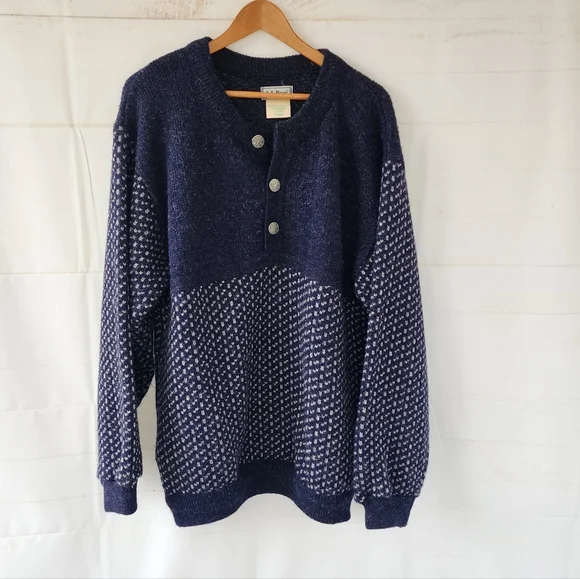 Vintage L.L. Bean Fairy Isle Wool Sweater