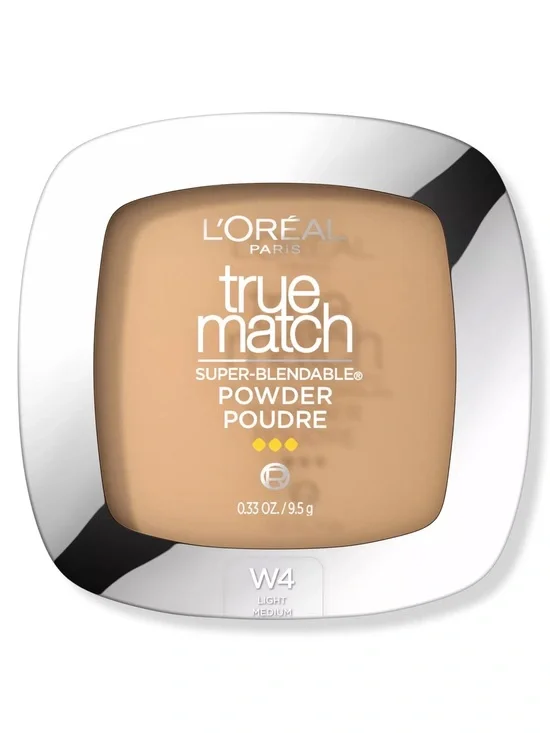 L'Oreal True Match Super-Blendable Pressed Powder - W4 Light Medium, NEW