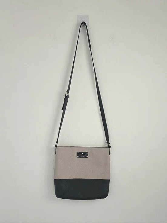 kate spade Pink and Black Leather Crossbody