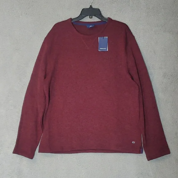 Men Crown & Ivy Maroon Sweater Size L