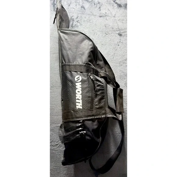 Worth Black Baseball / Softball Equipment Gear Bag. 36