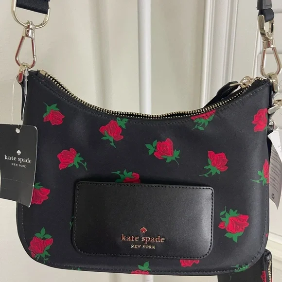 Kate Spade Black Floral Women's Bag