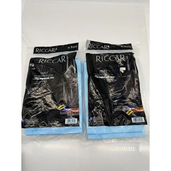 2 Packs Vacuum cleaner bags Riccar RSL-6 TYPE F SupraLite models