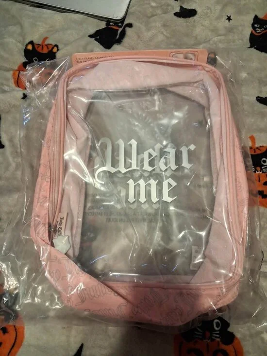 NWT Juicy Couture Travel Bag Clear Clothes