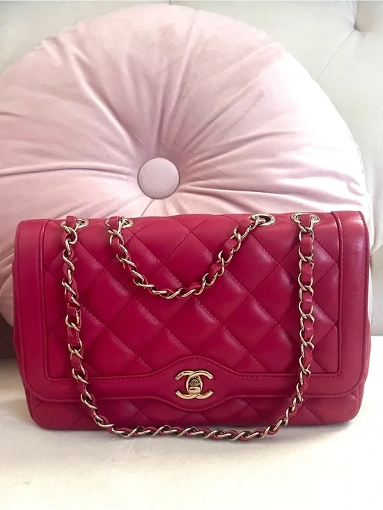 Chanel Quilted Lambskin Hot Pink/ Fuchsia GHW