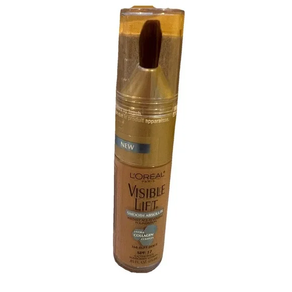 L'OREAL Visible Lift Smooth Absolute Foundation Buff Beige‎ #168 New Sealed