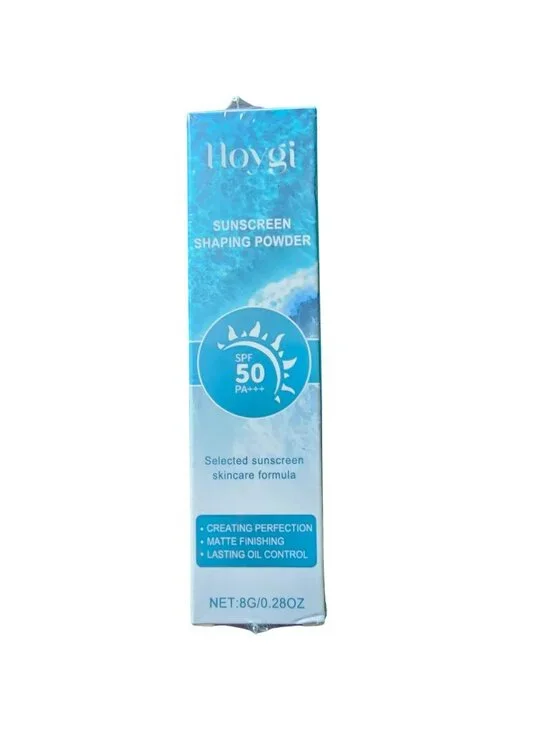 Hoygi Sunscreen Shaping Powder w/ Brush SPF 50 PA+++ 8g Matte Finish Oil Control
