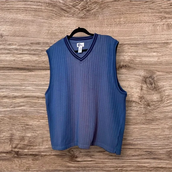 Arizona Jean Company v-neck sleeveless sweater vest XL