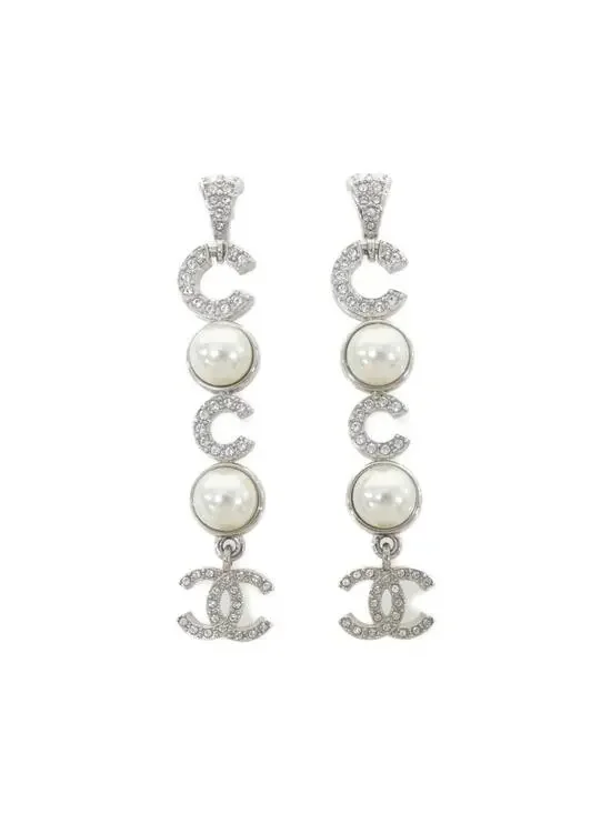 Chanel Earrings Silver-Tone Metal #287967C14B