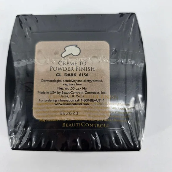 BeautiControl Creme to Powder Finish Foundation CL Dark 6156 0.5oz New