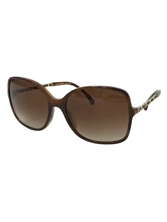 Chanel Sunglasses Brown Gradient CC Logo Eyewear