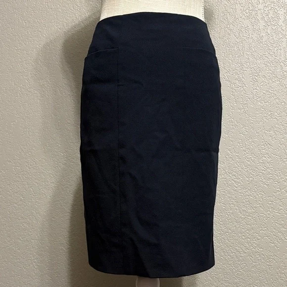 Chanel Uniform Navy Skirt
