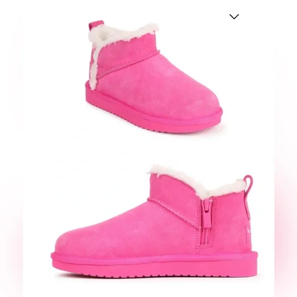 KOOLABURRA By UGG ultra mini pink Cozy Pink Kids Boots size 12 GUC