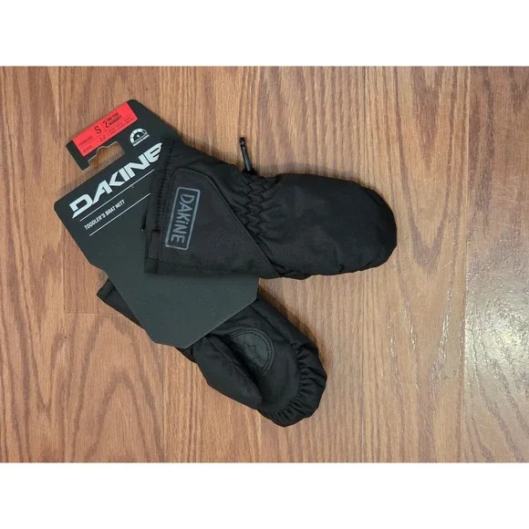 Dakine Toddler‎ Brat Mitt Black Winter Snow Mittens Size S 1-2 Years NWT