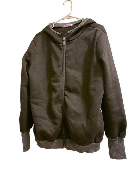 amropi Black Jacket with Zip