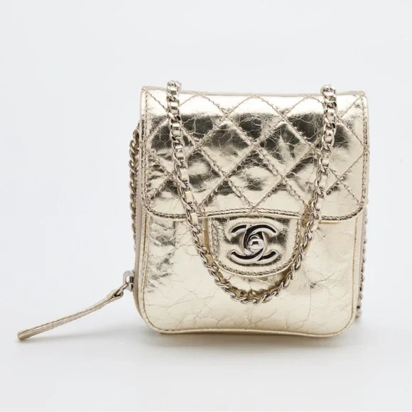 Chanel Metallic Gold Mini Bag
