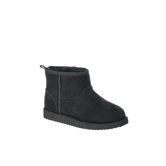 Size 13 Girls‎ Faux Shearling Boots Black Wonder Nation | Brand New