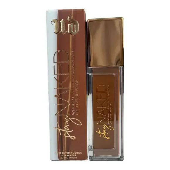 Urban Decay Foundation Stay Naked 70WR Weightless Liquid Waterproof Dark NIB‎