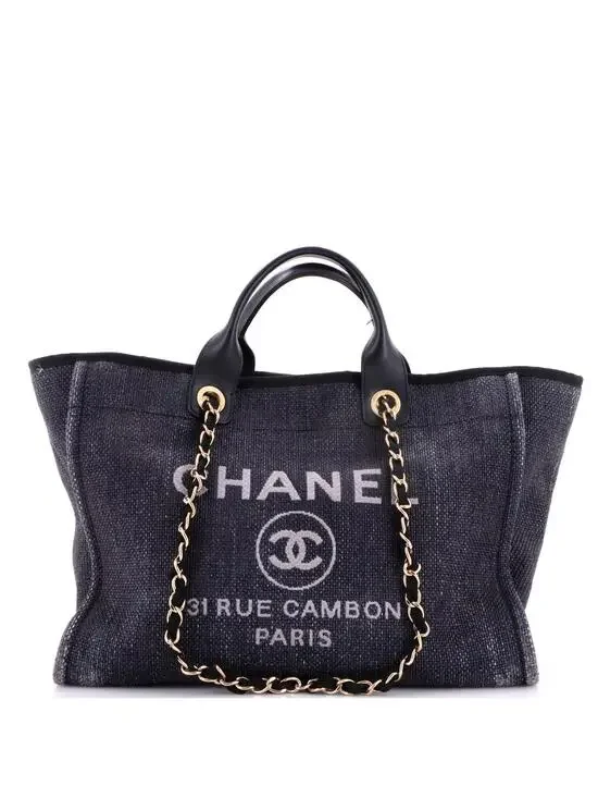 Chanel Deauville Tote Mixed Fibers #292070C32B
