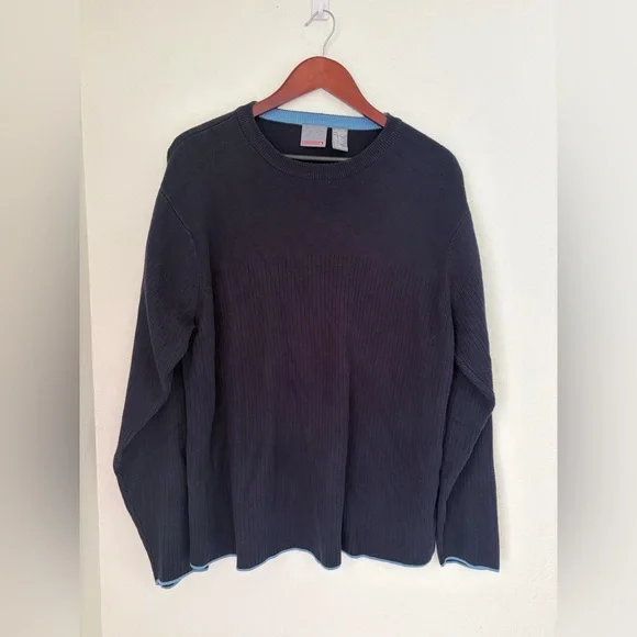 Quiksilver Men's Dark Blue Crewneck Sweater
