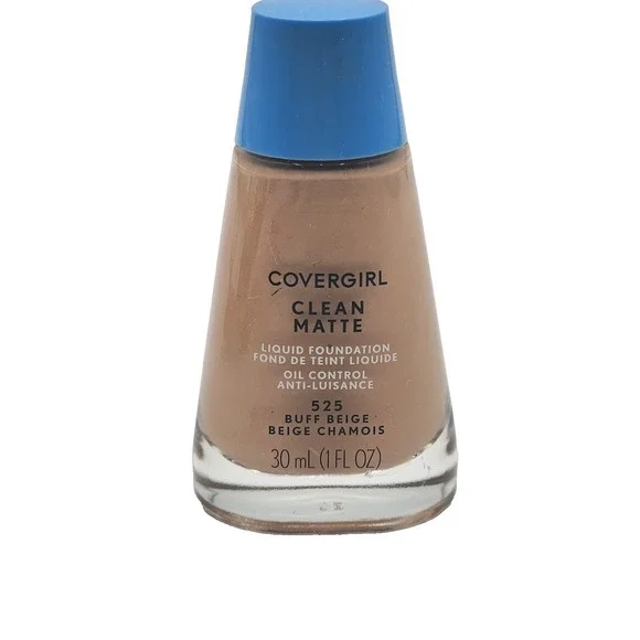 Covergirl Clean Matte Liquid Foundation Buff Beige 525 Oil Control 1 Fl Oz New