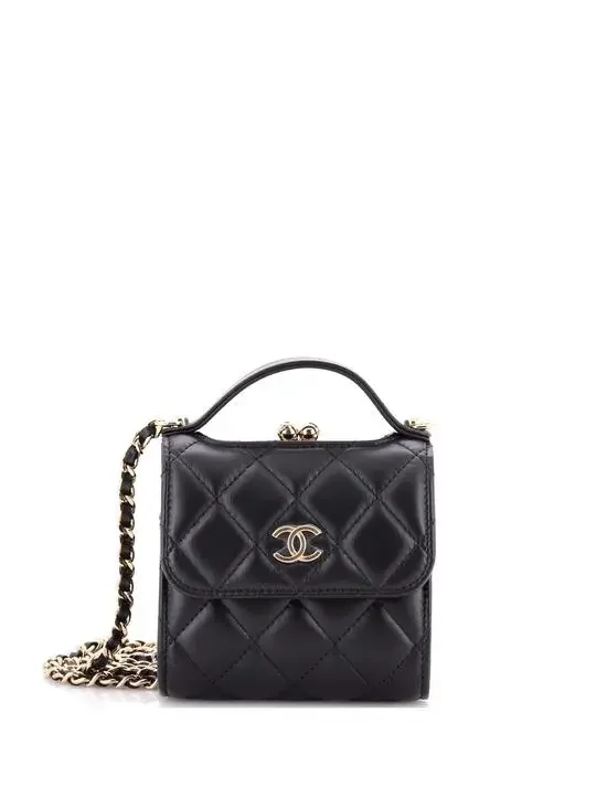 Chanel Cc Kisslock Frame Top Handle #292063C28B
