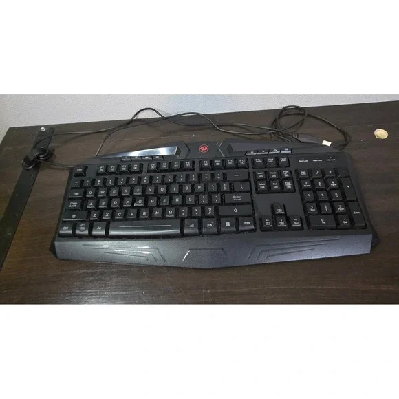 Redragon S101-1 Wired Gaming Keyboard USB Tested Works Read