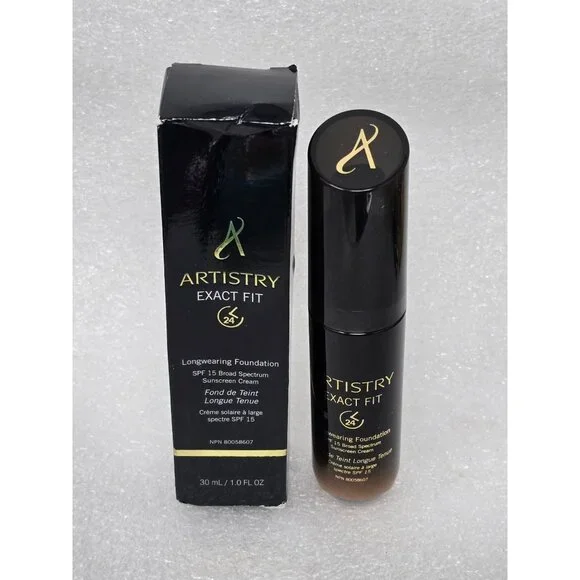Artistry Exact Fit Longwearing Foundation SPF 15 Broad Spectrum L5N1 Caramel