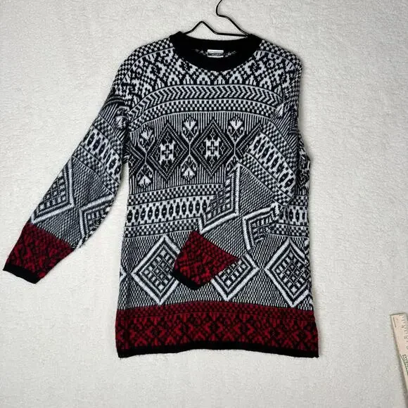 Huntington Ridge Vintage Sweater‎ Ski Grandpa Grannycore 80s L