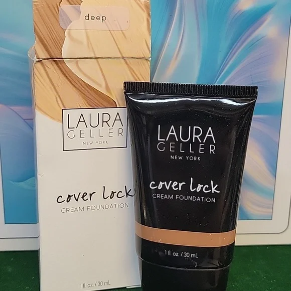 Laura Geller Cover Lock Foundation Deep 30ml New Sealed Tube In Box