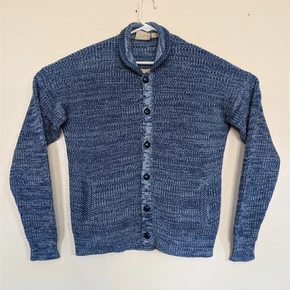 Vintage 70s Sears Sportswear Cardigan Sweater Men's Large Grunge Hipster Acrylic